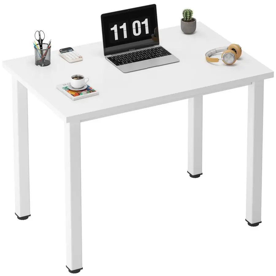 

Computer Desk 31.5 Inch Office Writing Work Study Kids Student Teacher Home Bedroom Table for Small Space, White