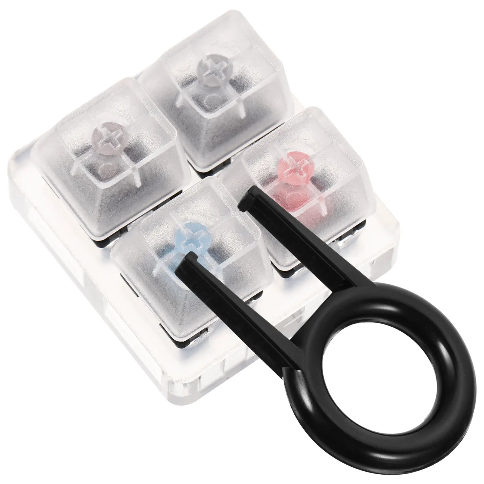 1pc Mechanical Keyboard Shaft Tester Portable Keycap Testing Tool With Acrylic Base Keyboard Accessory For Inspection