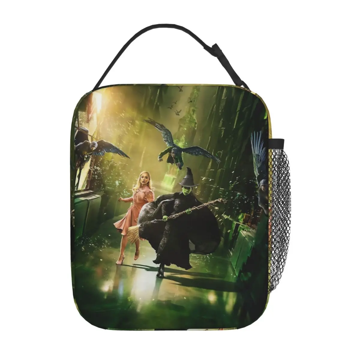 Wicked Musical Movie Insulated Lunch Bags High Capacity Meal Container Cooler Bag Tote Lunch Box Office Picnic Food Handbags