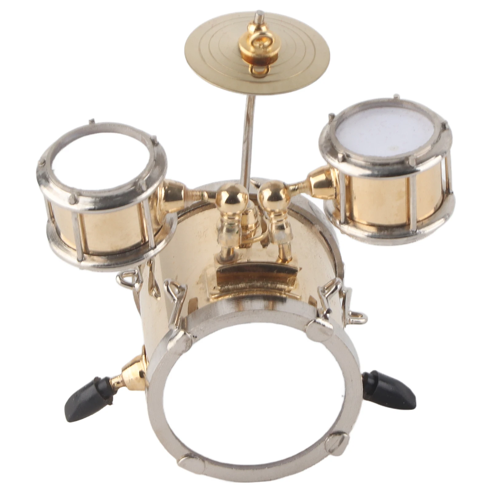 Drummer Gift Mini Drum Ornament Miniature Musical Instrument Replica Drum Set Ornament Drummer Gift Musical Instrument Ornament