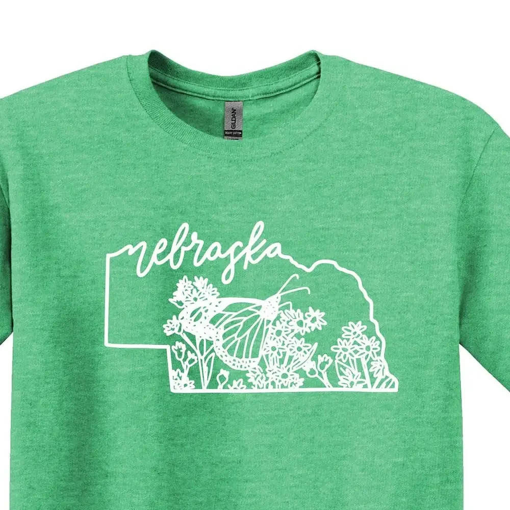 Nebraska State T Shirt Map Travel S Family Reunion