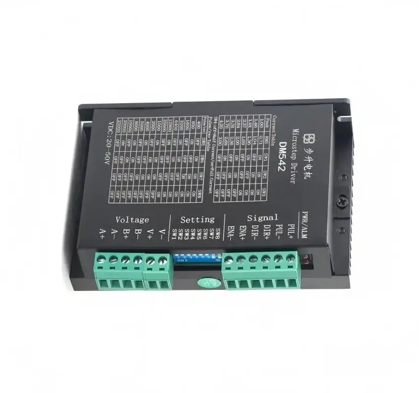 Микро 2-фазный шаговый драйвер DM542 Напряжение DC20-50V