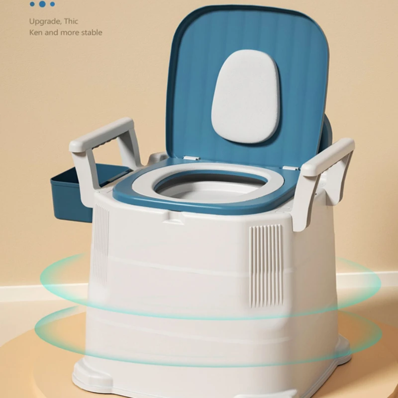 Indoor Portable Toilet Household Potty for Pregnant Women and Elderly Non-Slip Easy Clean Design