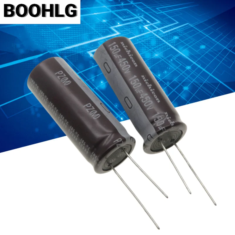 

5 шт. оригинальный электролитический конденсатор 150 мкФ 450 В 450 В 150 мкФ 18X45 CS высокая частота и низкое сопротивление