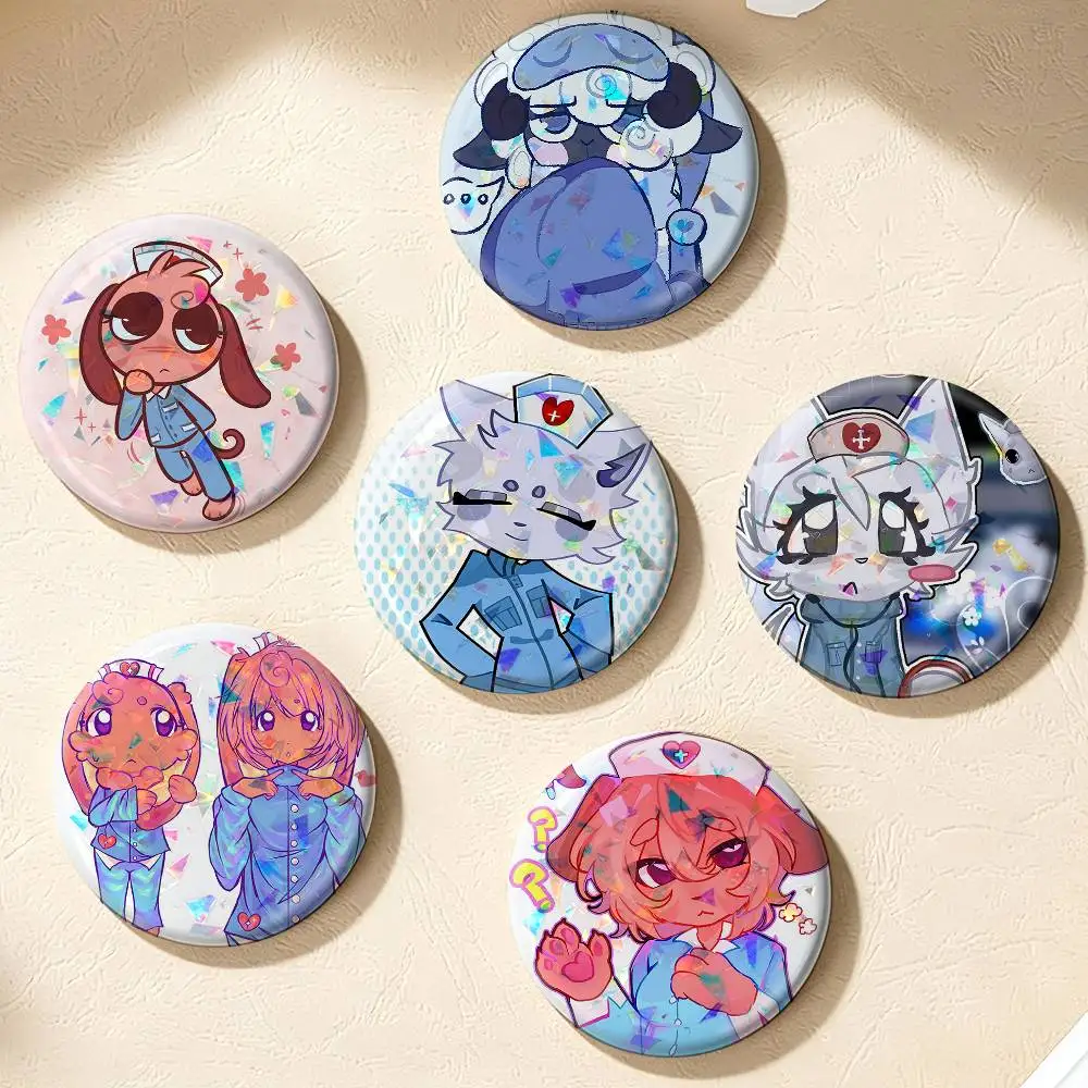 Animal Hospital Nurse   75mm 58mm 44mm 25mm Brooch Backpack Hat Pins Accessories Toys Badge