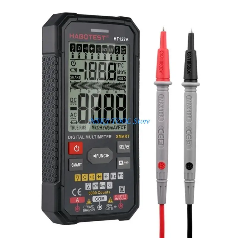 

L8RC Multimeter Tester for Capacitance Frequence- Duty Diodes Temperature Measurement