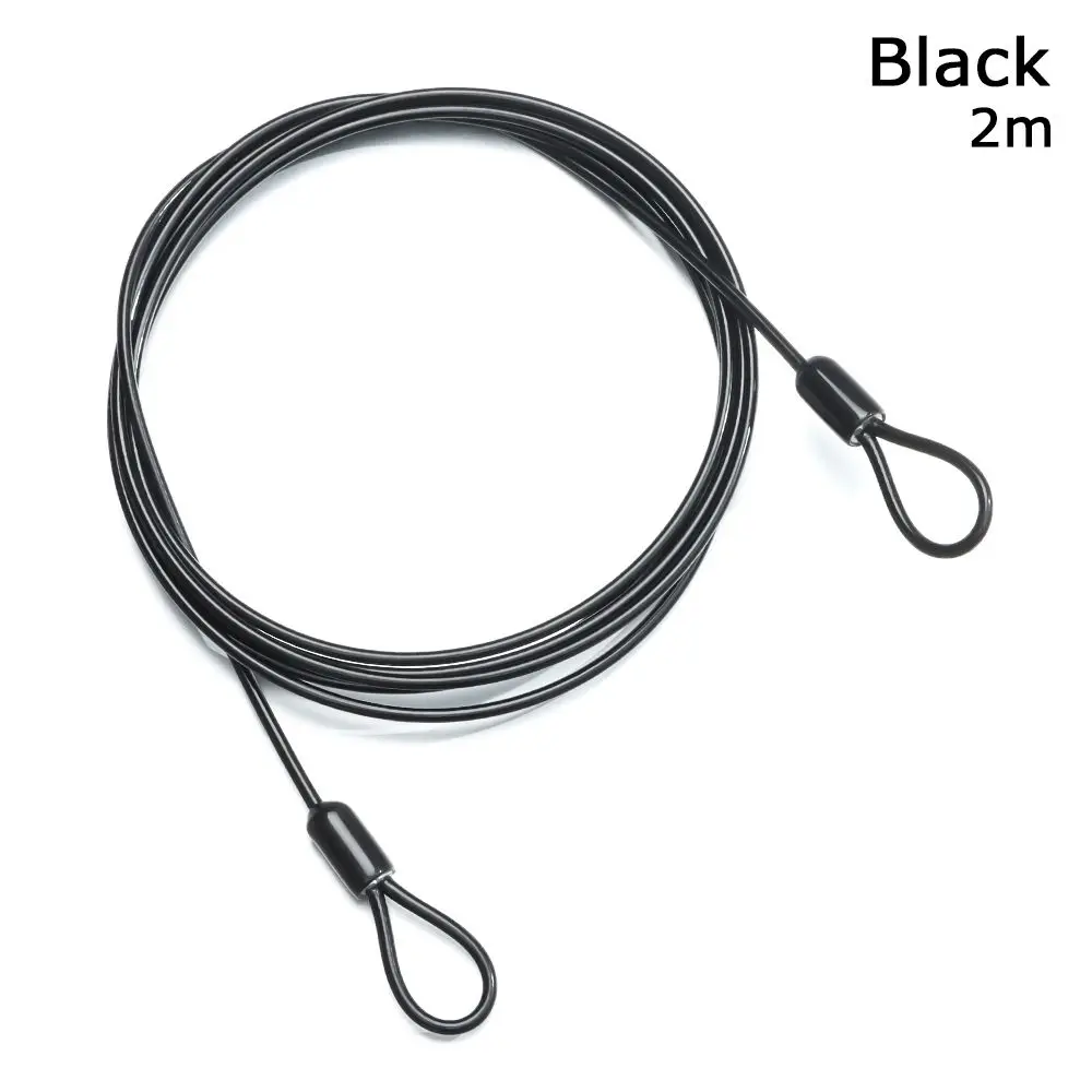 Bicycle Accessories Security Safety Rope Anti-theft Ropes Road Bike Lock Cycling Strong Wire Bicycle Lock Wire Steel Cable Lock