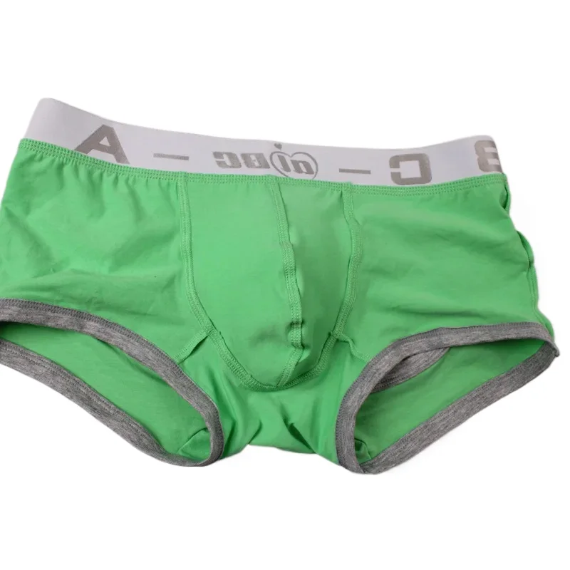 Men's Bulge Boxy Underwear Cotton Backless Boxer Briefs Sexy Hollow Out Breathable U-Pouch Underwear Gay Low Rise Comfort Trunks