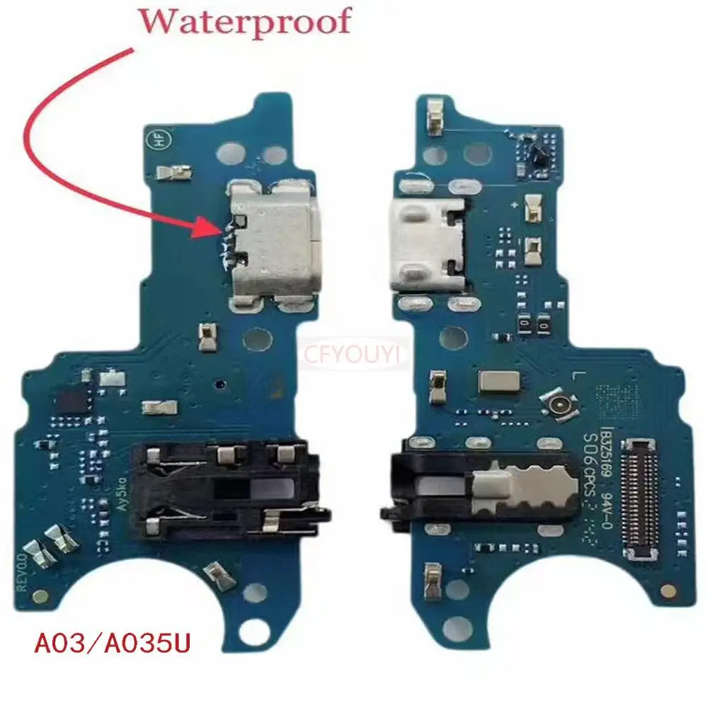 For Samsung Galaxy A03/ A035F / A035U / A03 Core/A032F / A03S A037U USB Charge Connector Dock With Microphone Flex Cable