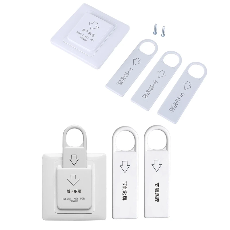 Energy Saving Home Hotel Security System Insert Key for Power, Magnetic Card Indoor Accessory