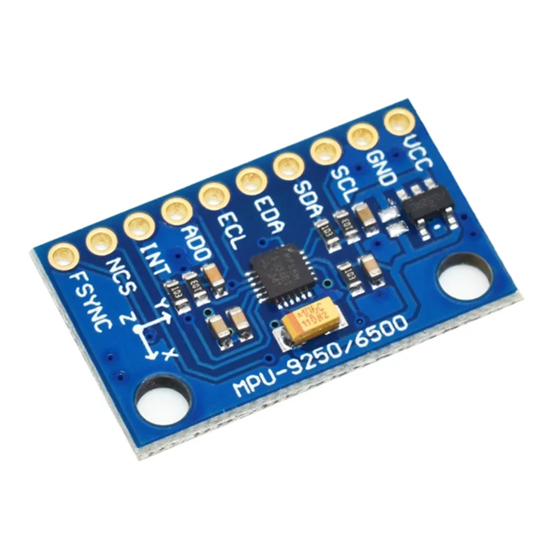 ABSQ-MPU-9250 5Pcs IIC I2C SPI MPU-6500 6-Axis Accelerometer Gyroscope Sensor Module Replacement For MPU6050 For Arduino