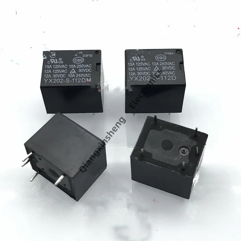 5pcs Universal Subminiature Relay Suitable for Pressure and Rice Cooker, Home Appliance Accessories YX202-S-112D 12V 5-Pin