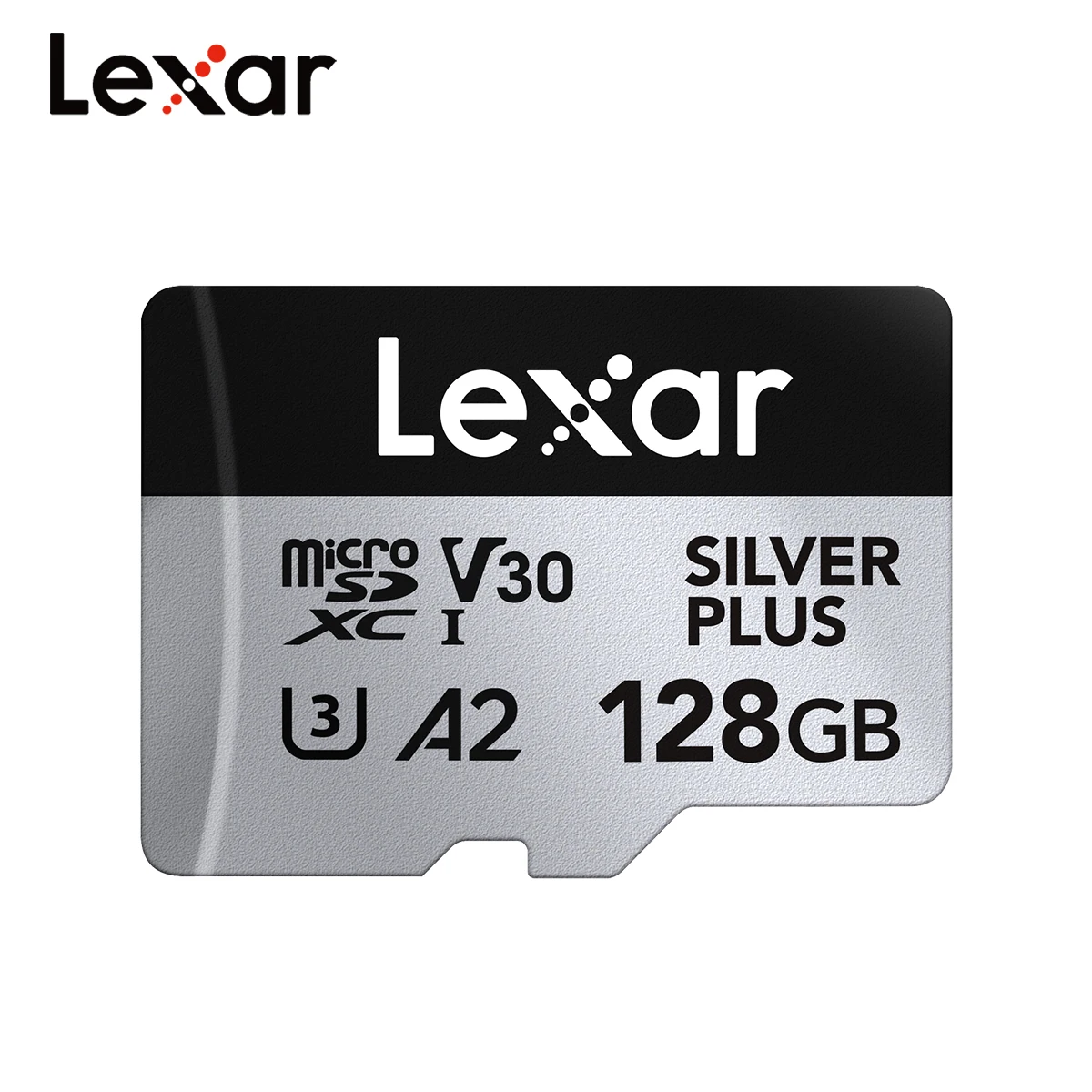 Original Lexar Professional Micro SD Card SILVER PLUS MicroSDXC 256GB 128GB 64GB V30 A2 Read 205MB/s TF Card Memory Card For 4K