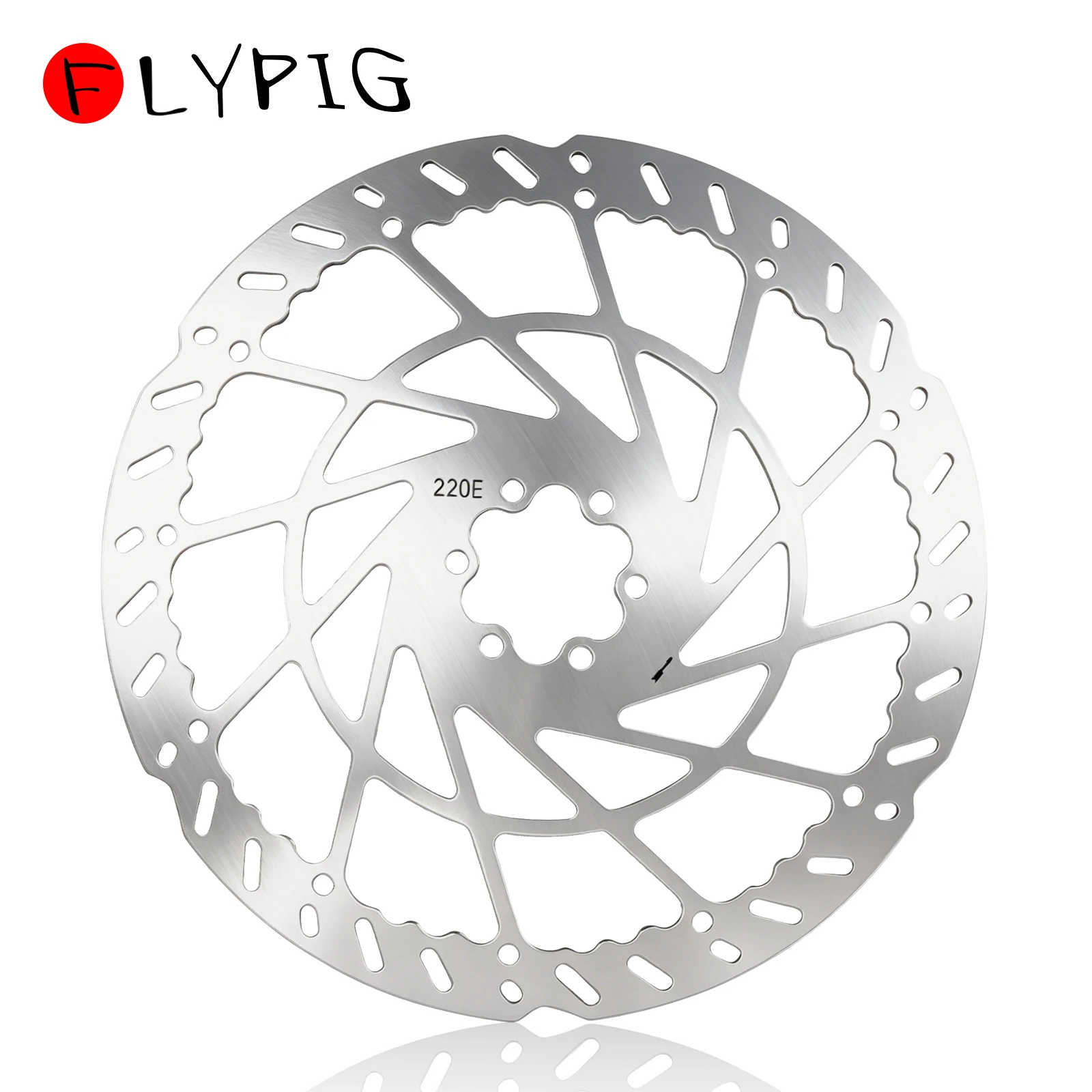 Heavy Duty 220mm 6-hole Front Brake Rotor Disc for Talaria Sting Road Legal TL50 X3 MX3 TL2500 Surron LBX Segway X260 X160