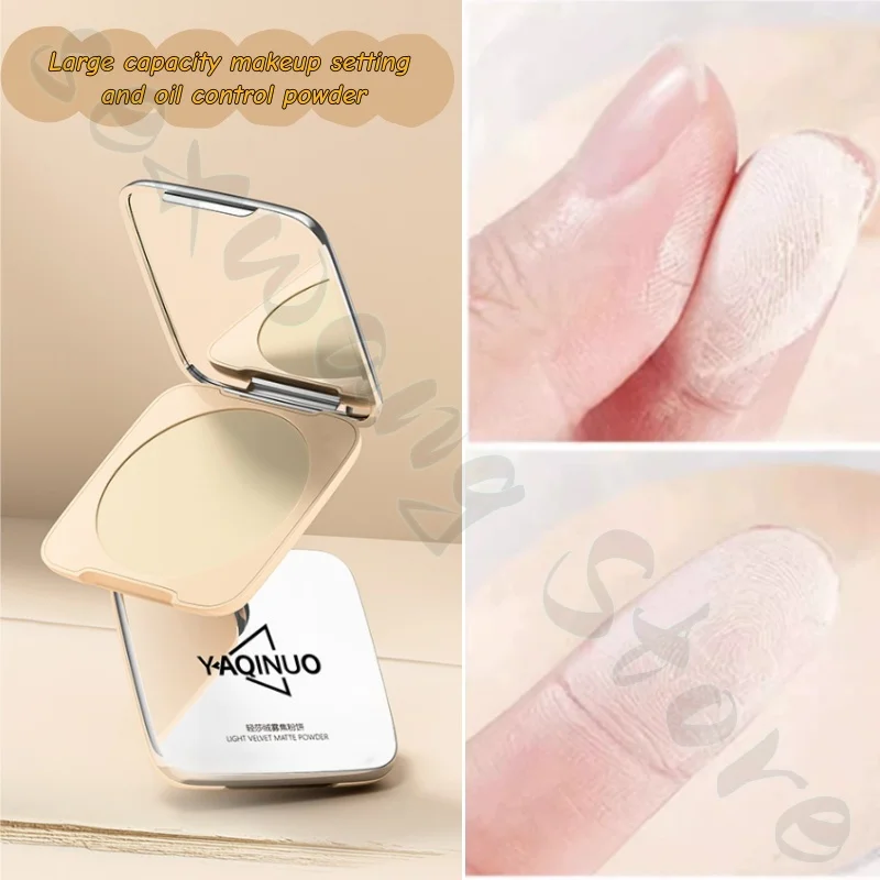 Soft-focus large-capacity setting powder, long-lasting makeup concealing pores, delicate and powder-free feeling 19g