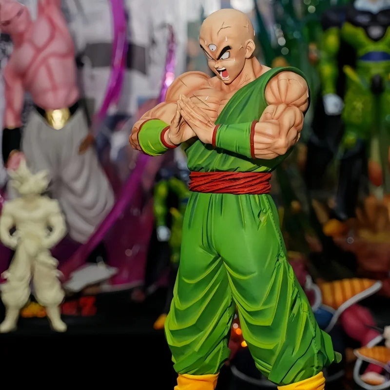 Dragon Ball Z Tien Kendhan Action Figure, Anime Statue, Tien Kendhan, Kikoho, Collection Model Toys Gifts, 32cm, 12.6"