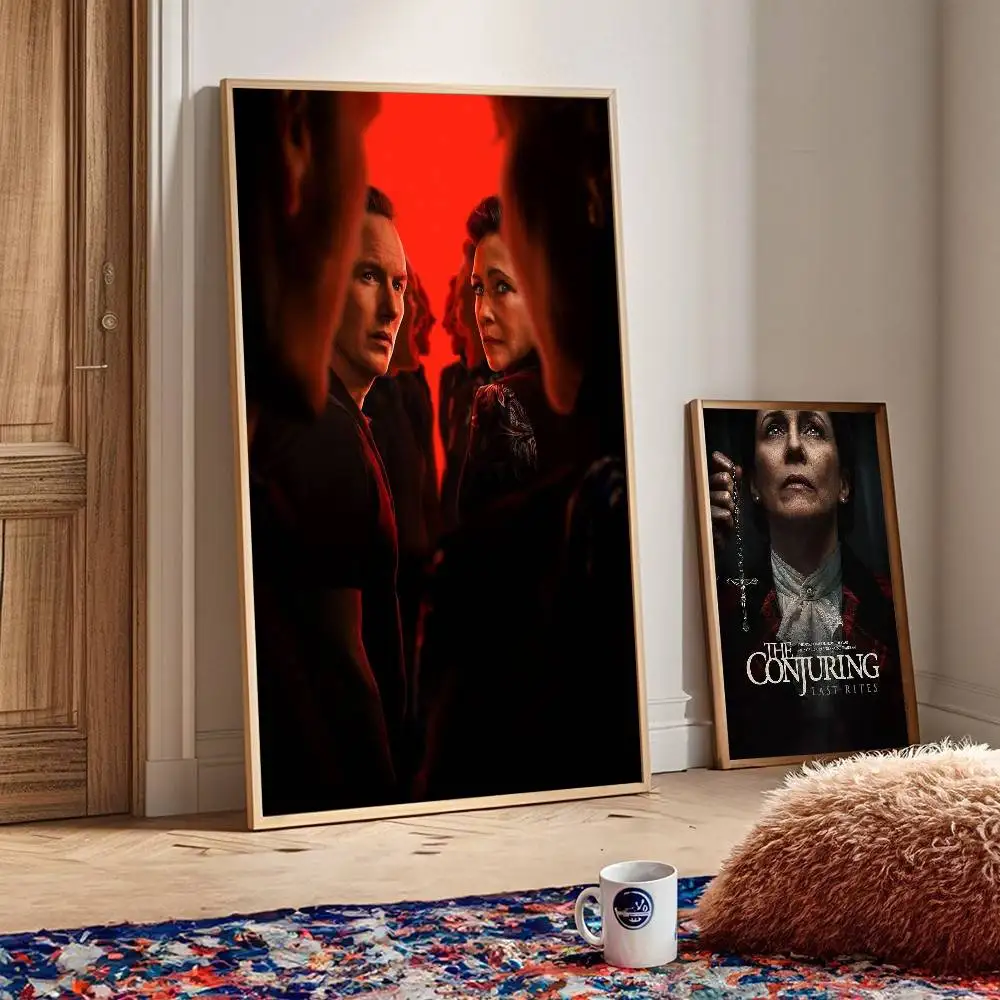 1 قطعة 2025 The Conjuring آخر رسومات الفيلم المشارك ذاتية اللصق الفن ورق مقاوم للماء ملصق مقهى بار غرفة جدار ديكور