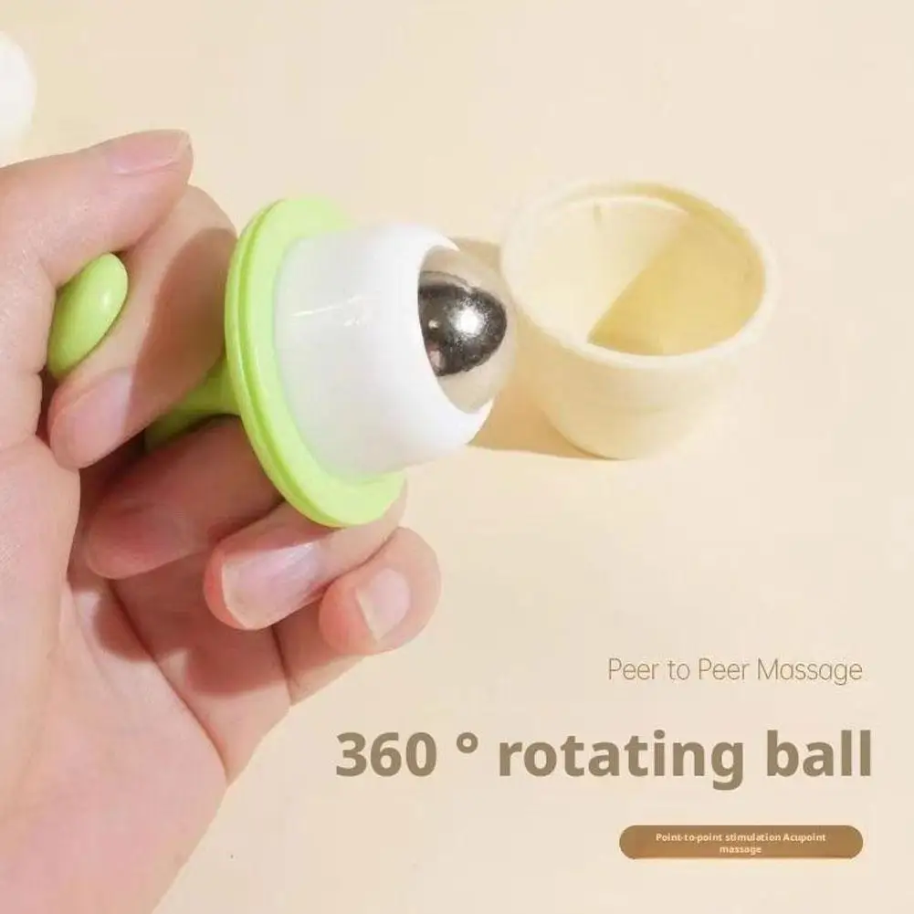 1 個アイスマッサージャーデバイスアイスマッサージャーかわいい鉢植えローラーボールリラックスマッサージャーアイリラクゼーションヘルスケアツール