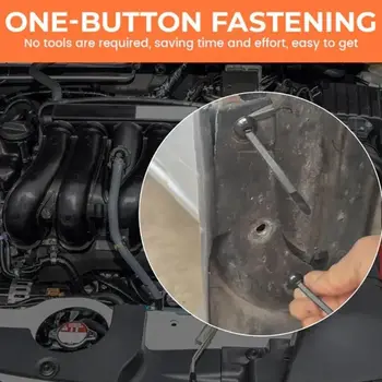 通用尼龍紮帶扣汽車緊固件螺絲替換夾汽車擋泥板後備箱引擎護板面板線纜管理固定 8 最佳銷售 汽車夾 - №6