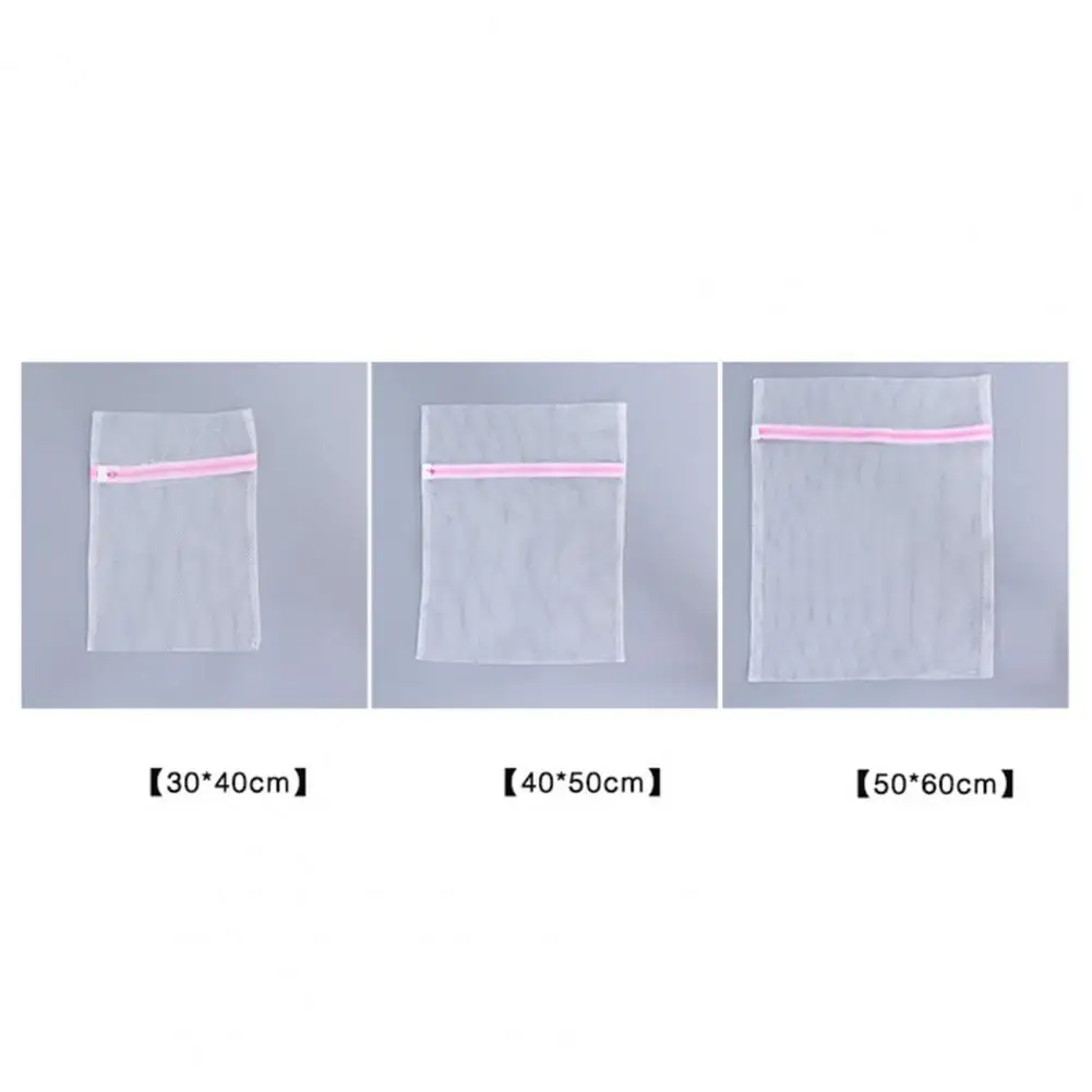 3Pcs/Set Underwear Washing Bag Zipper Delicate Multifunctional Cloth Washing Pouch Laundry