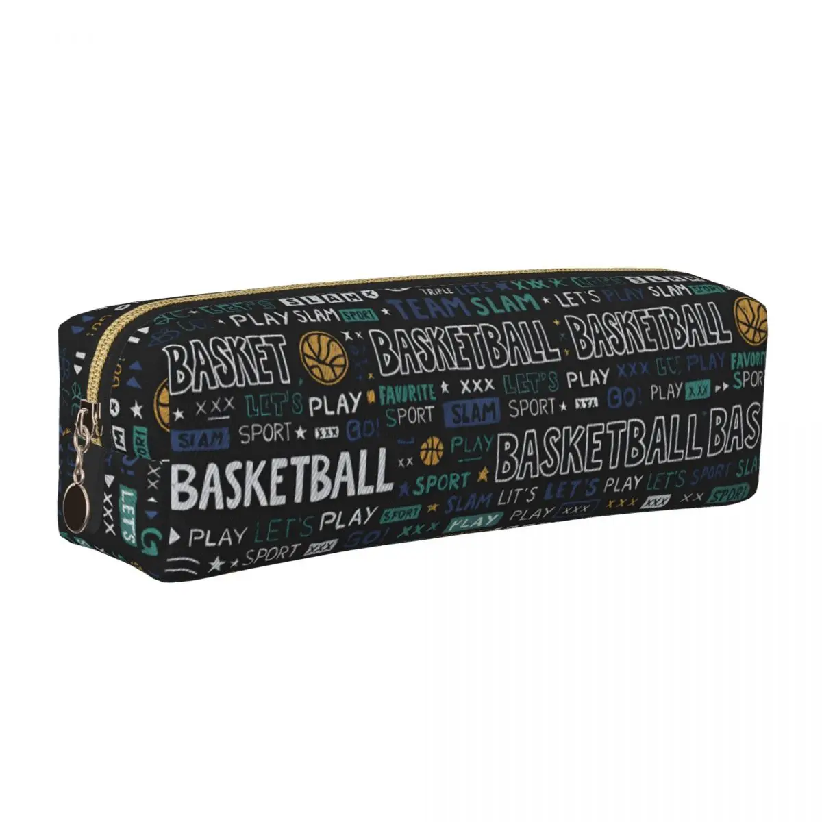 

Basketball Pencil Case Fashion Sports Ball Games Pen Bag Kids Large Storage Office Cosmetic Pencilcases
