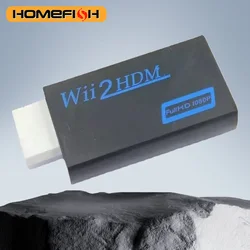 Wii to HD Converter - Digital adapter for HDTV/monitor, compatible with 480p to 1080p/720p (not compatible with Wii Mini)