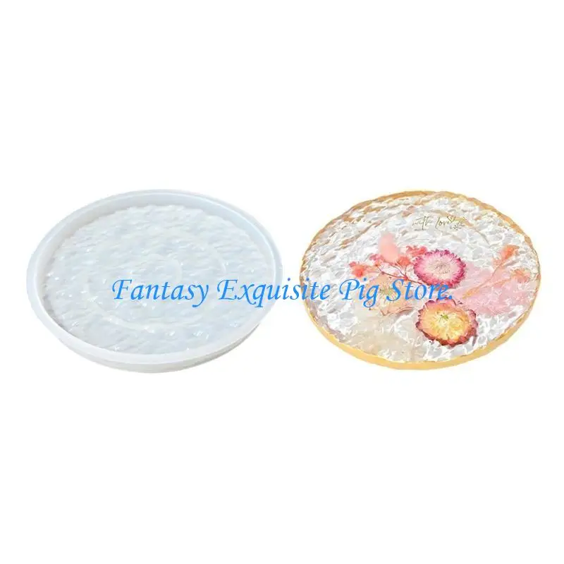 

HXBF Silicone Mould for Cup Mat Epoxy Resin Concrete Tray Gypsum Display Plate Mold