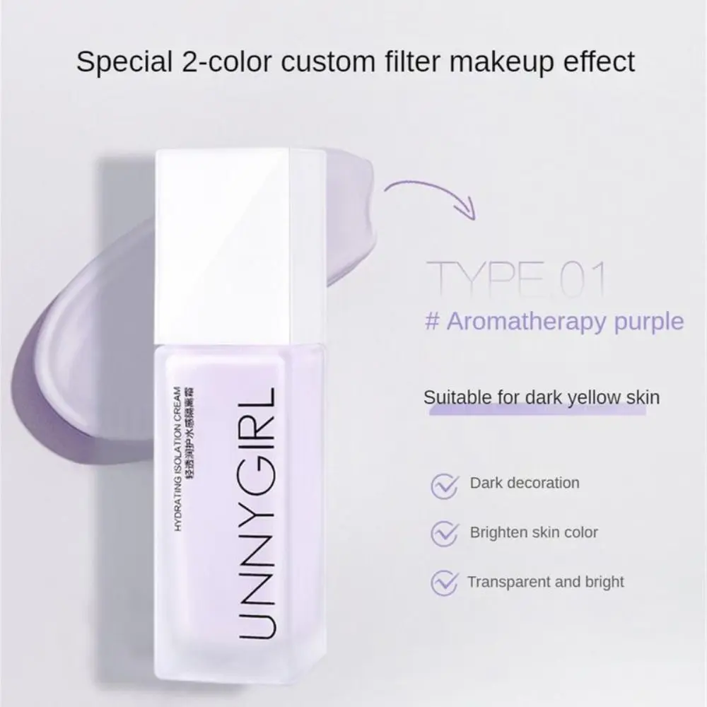 Nouveau Crème d'isolation hydratante visage éclaircir longue durée BB crème maquillage apprêt cosmétiques