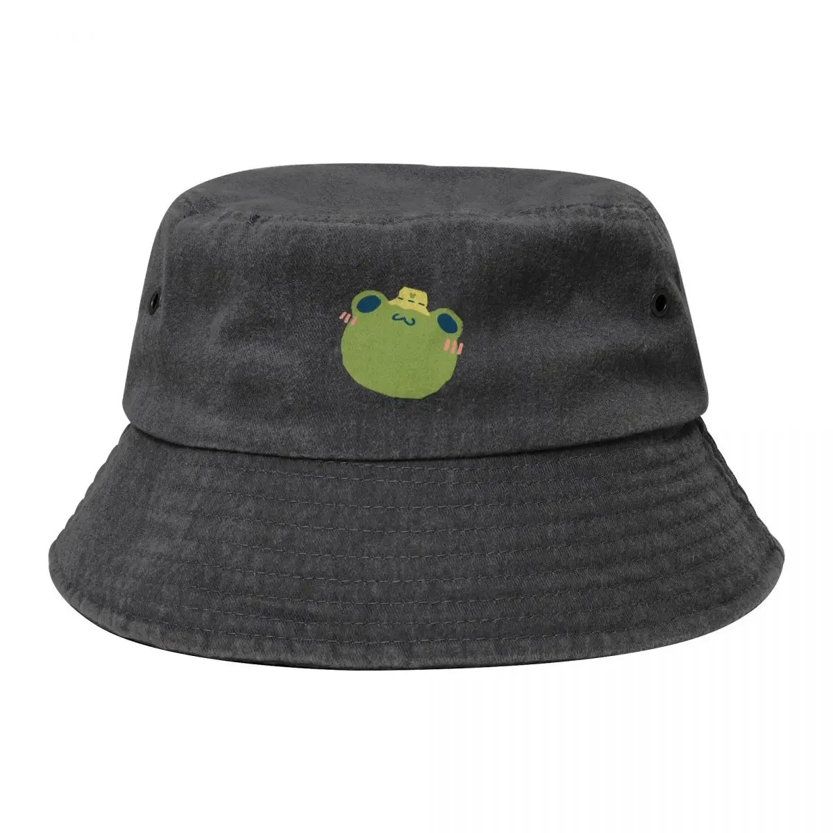 

frog in a bucket hat ! Bucket Hat Beach Bag Designer Hat Trucker Man For The Sun Caps Male Women's