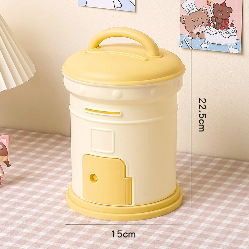 1 قطعة صندوق البريد أصبع البنك السنة الجديدة للأطفال لطيف تخزين البلاستيك حصالة على شكل حيوان صندوق بريد صغير جرة عناصر ديكور المنزل