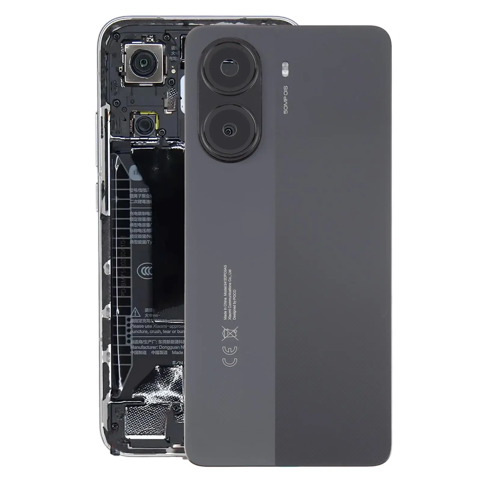 

Оригинальная задняя крышка для Xiaomi Poco X7 Pro, детали для ремонта задней части корпуса, замена