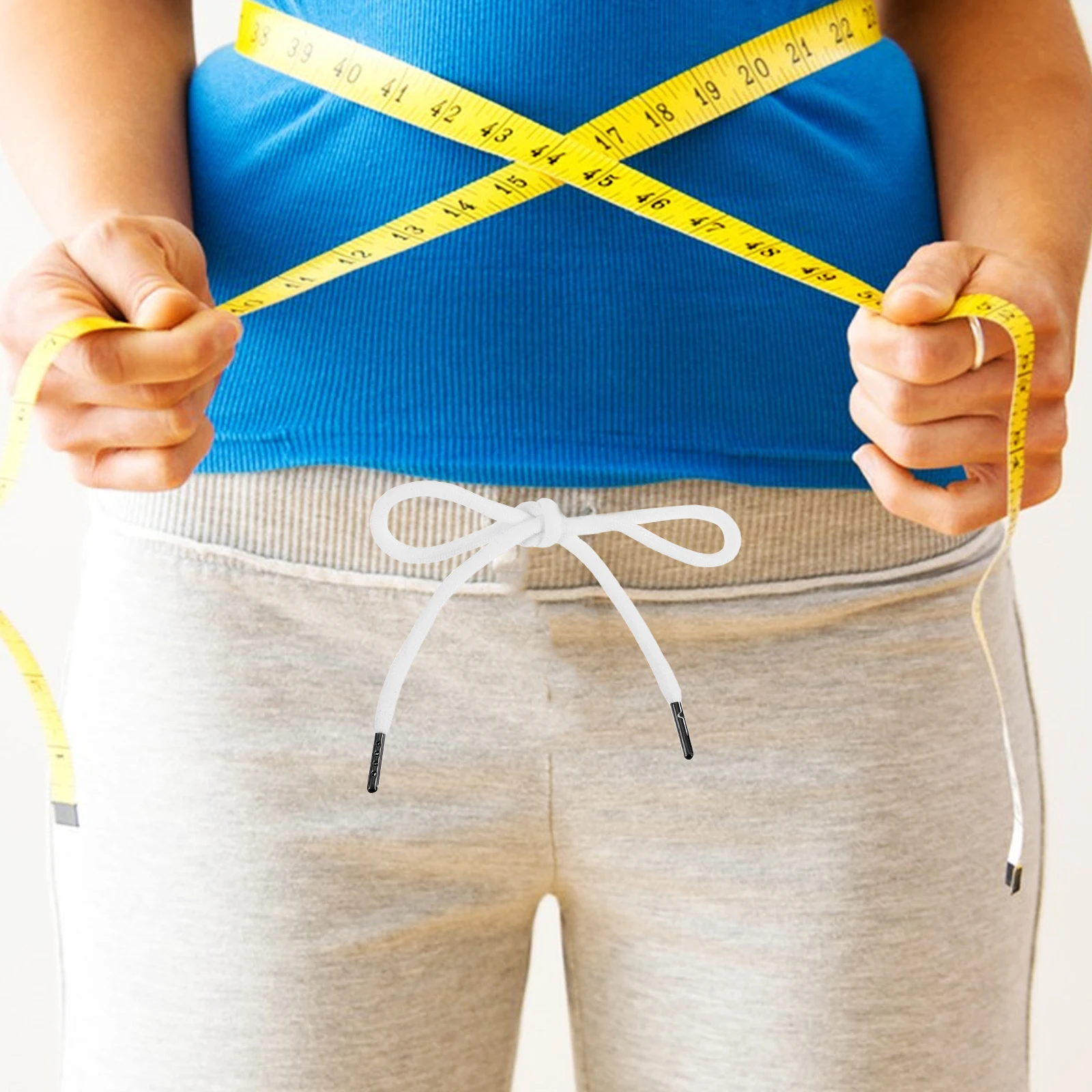 

16Pcs Strong Sturdy Hoodie String Rope Clothing Drawstring Cord Sweatpants Trousers Repair Craft Making Easy Threader