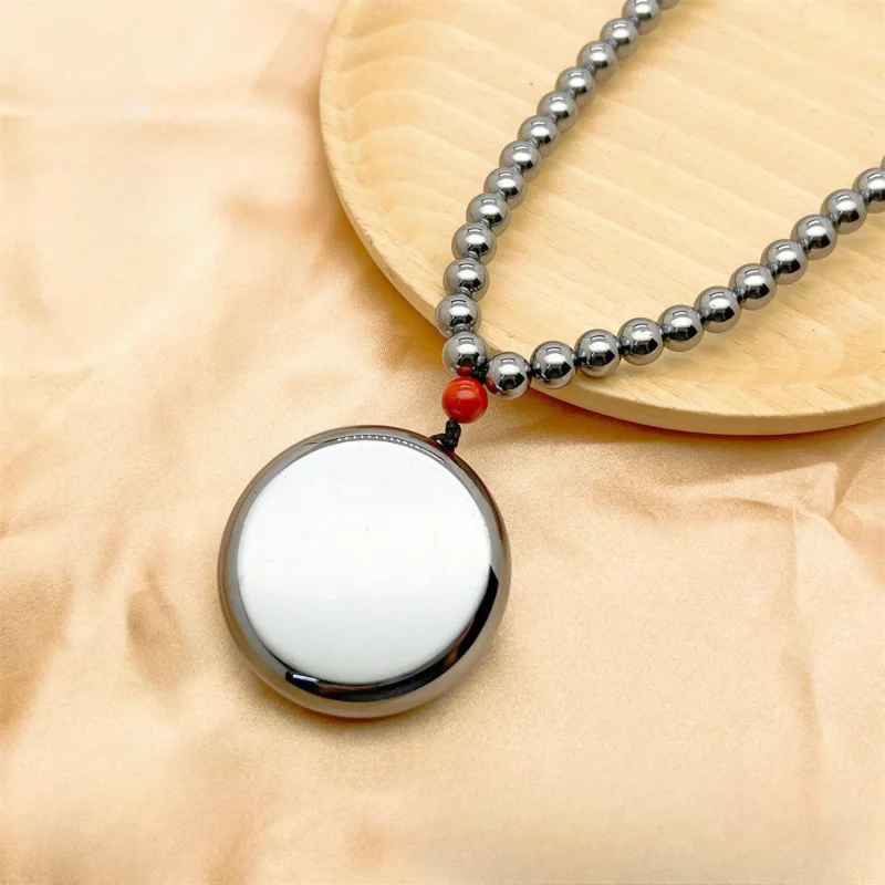 

Natural Terahertz Pendant, Classic Fashion Necklace Jewelry for Men and Women