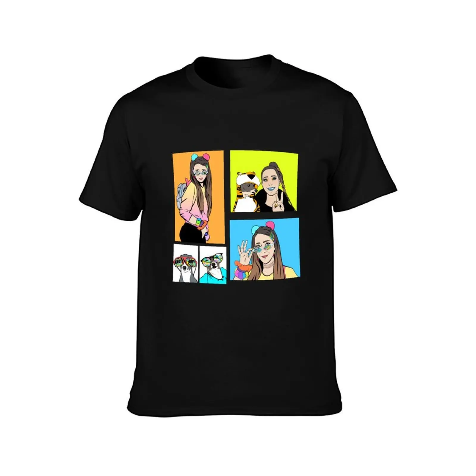 Jenna Marbles Stickers T-Shirt funny t shirts man t shirts for man graphic funny T-Shirt