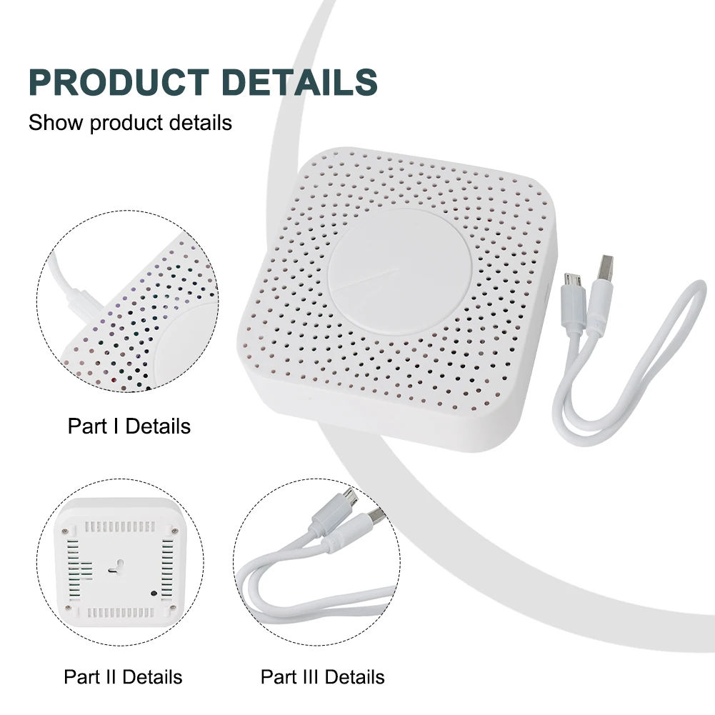 Detector Equipment For Tuya 6 In 1 WiFi Air Quality Detector Temperature And Humidity Tester Replacement Accessories