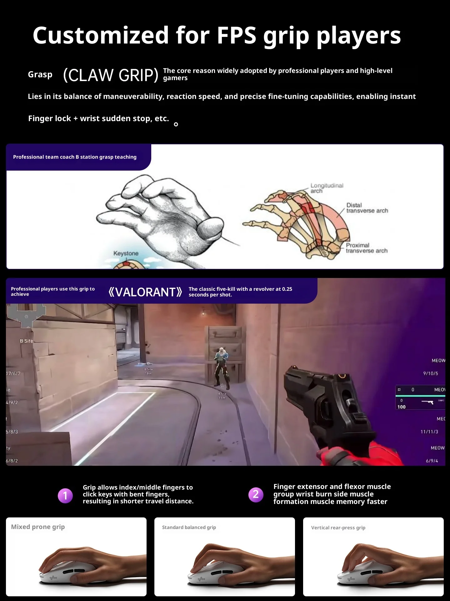 XIBERI EX Dual 8K FPS E-sports Mouse 2.4G ماوس ألعاب مزدوج الوضع PAW3950 0.125ms 45g ماوس خفيف الوزن لهدايا ألعاب الكمبيوتر #2