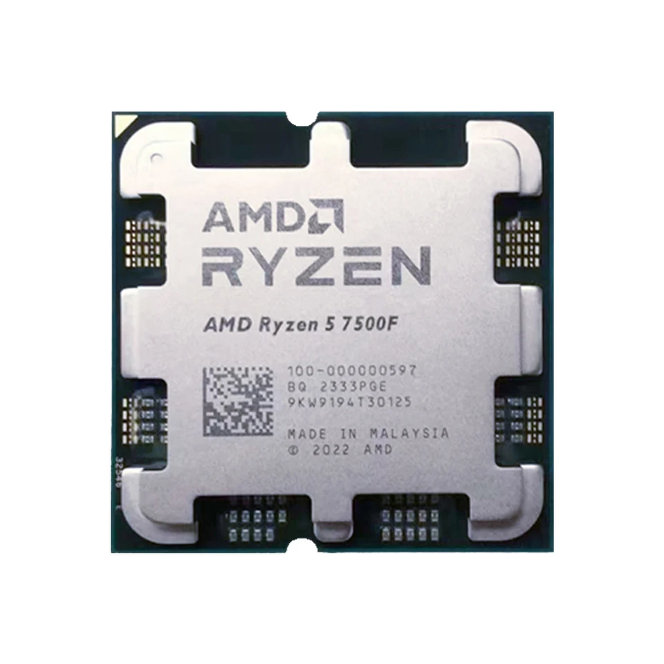 AMD Ryzen 5 7500F CPU AMD R5 7500F プロセッサー 最大5GHz 6コア 12