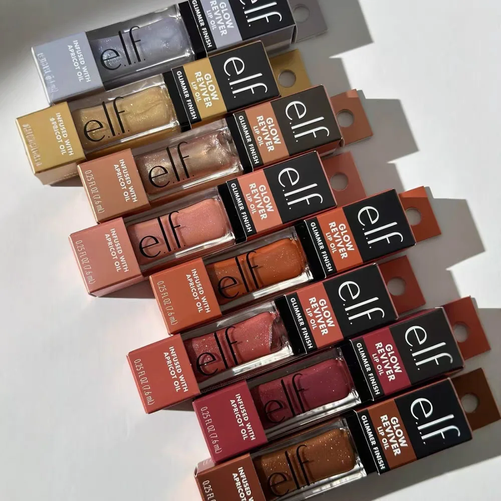 Elf Fashion Transparent Lip Glaze Moisturizing Shine Plumping Liquid Lipstick Hydrating Daily Women Beginner Makeup Cosmetics