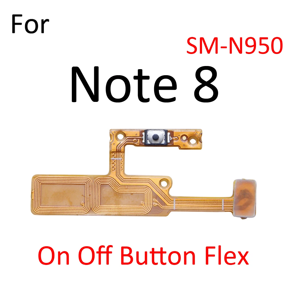 Power ON OFF Mute Switch Control Key Volume Button Flex Cable Parts For Samsung Galaxy Note 4 5 8 9