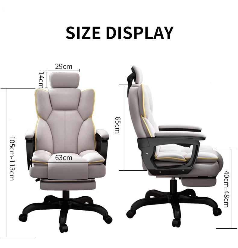 usit 2D adjustable headrest back chair range can lie down and sit family sofa chair boss office chair