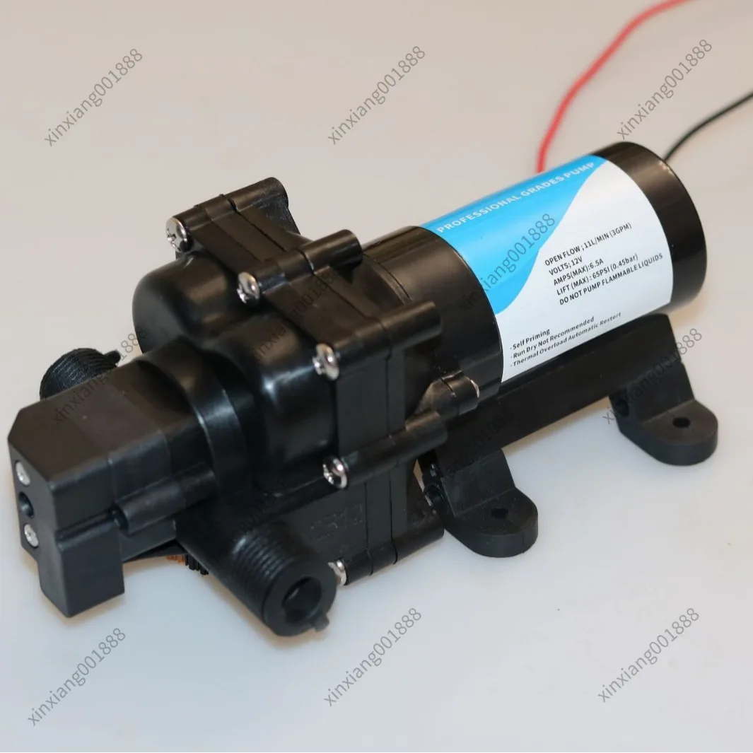 For 12V High Pressure Self Priming Diaphragm Pump Electric Sprayer Booster Pump for Car Wash Drone Replacement Parts