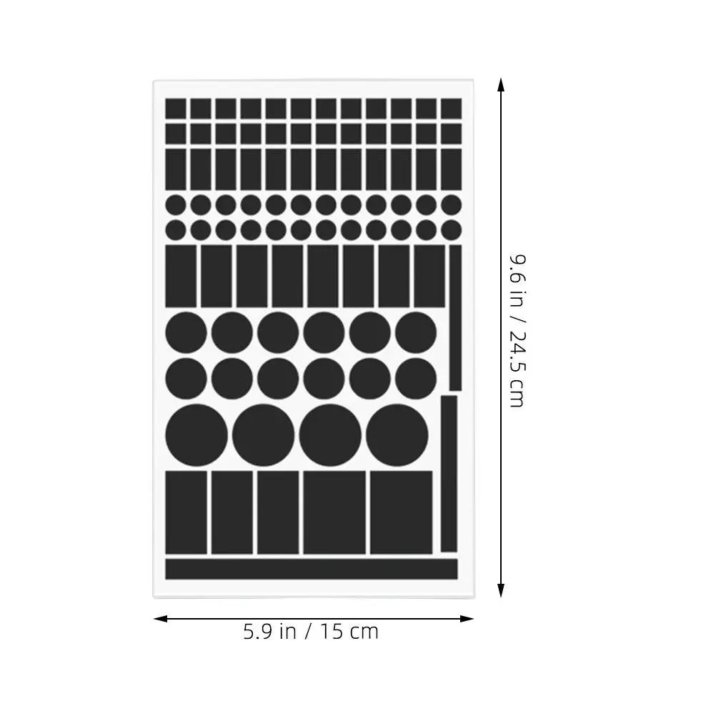 3Sheets Blackout Shading Stickers Light Blockers for LED Lights Routers Alarm Clocks Tvs Electronic Devices Light Blockers