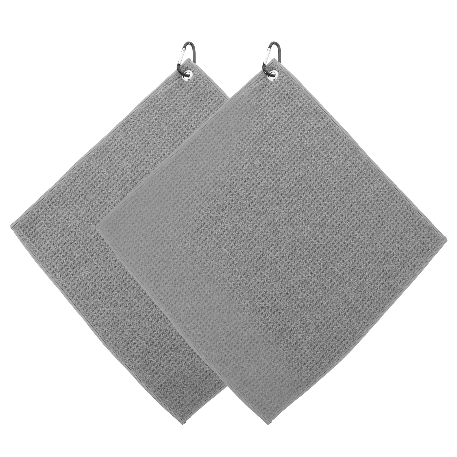 2 Pcs Golf Towel Golfing Wet Towels Ball Golfs Cleaner Accessory Balls Professional Sports Breathable