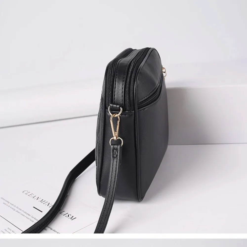 

Fashion PU Crossbody Phone Bag Adjustable Durable Single Shoulder Bag Stylish Mini Square Bag Travel