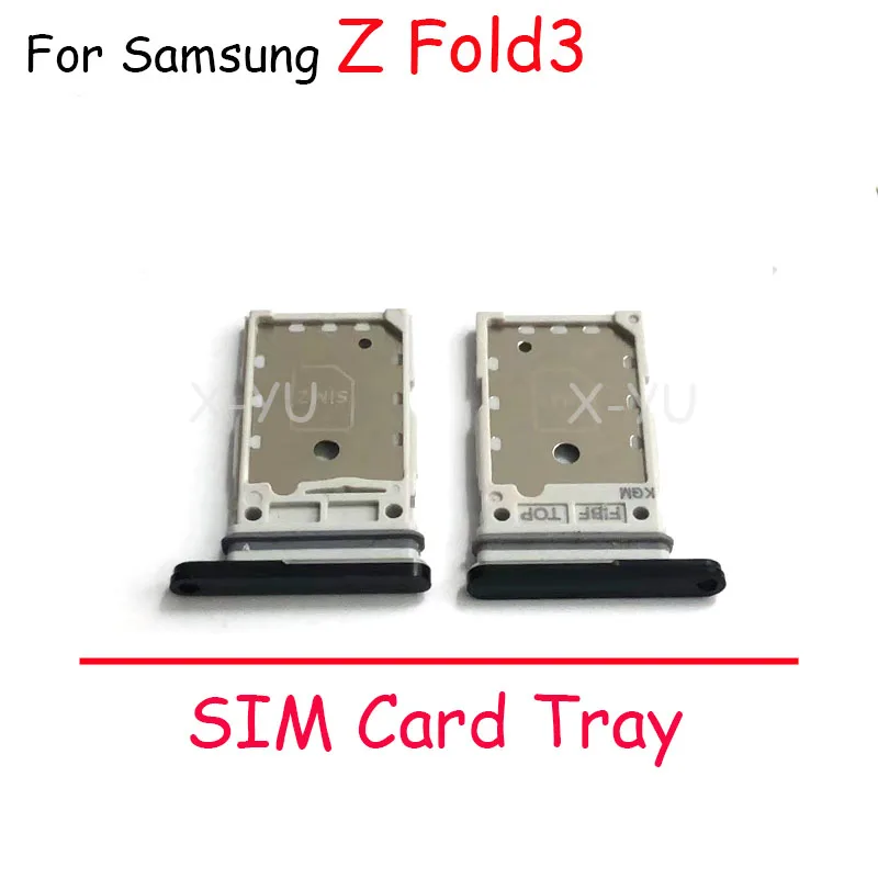 For Samsung Galaxy Z Fold 2 3 4 Z Fold2 Fold3 Fold4 5G F916 F926 G936 SIM Card Tray Slot Holder Adapter Socket Repair Parts