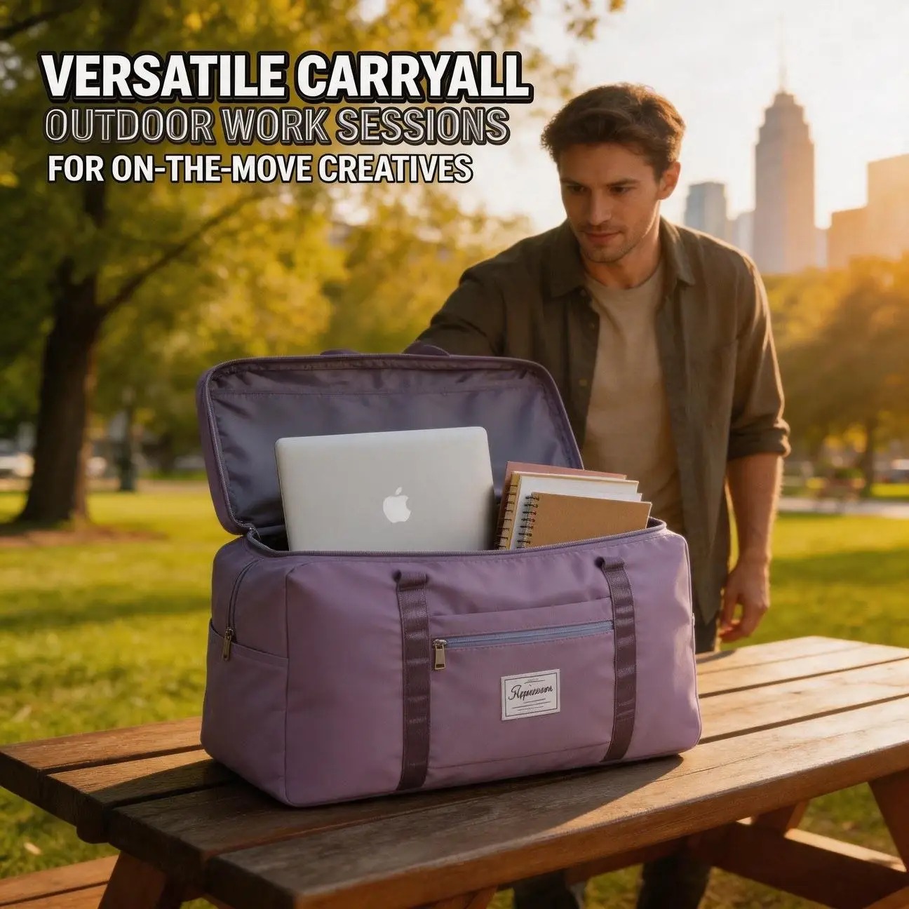 New Foldable Tote Bag Multifunctional Storage Bag