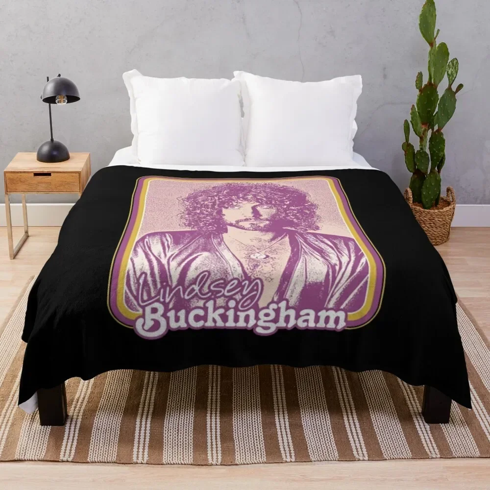 Lindsey Buckingham Throw Blanket Beach Luxury Designer Blankets