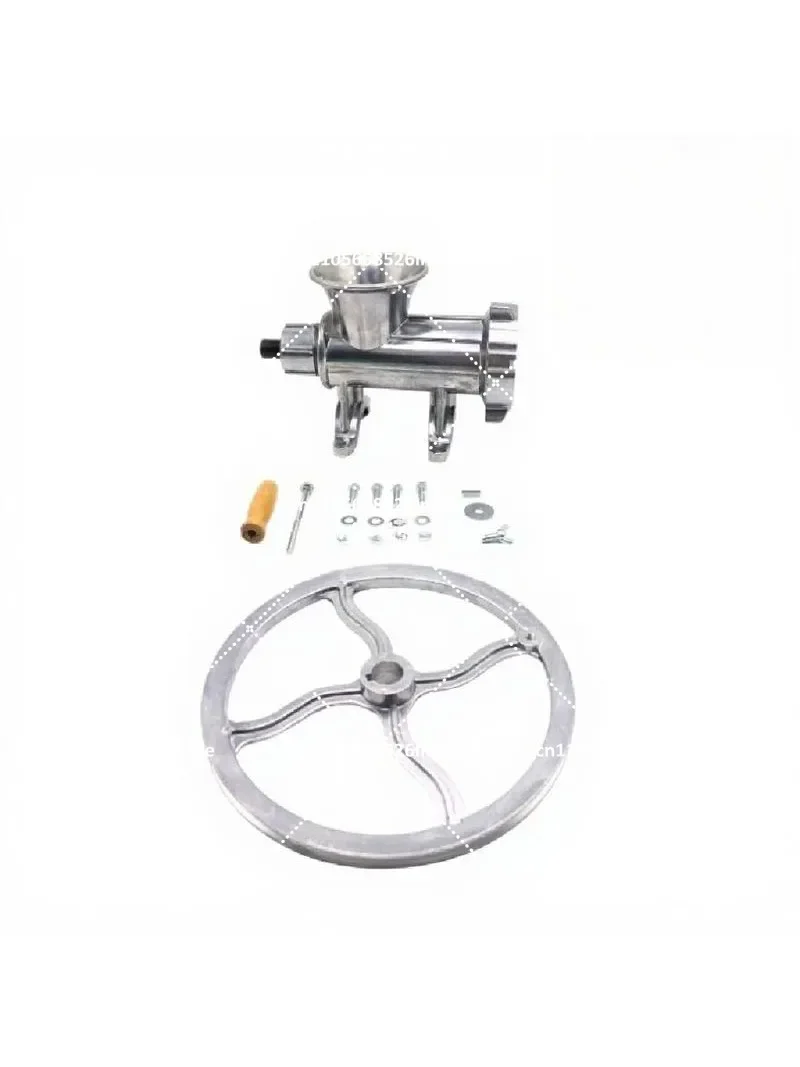 Manual Aluminum Alloy Meat Grinder with Hand Crank And Electric Attachment for Home Kitchen Use