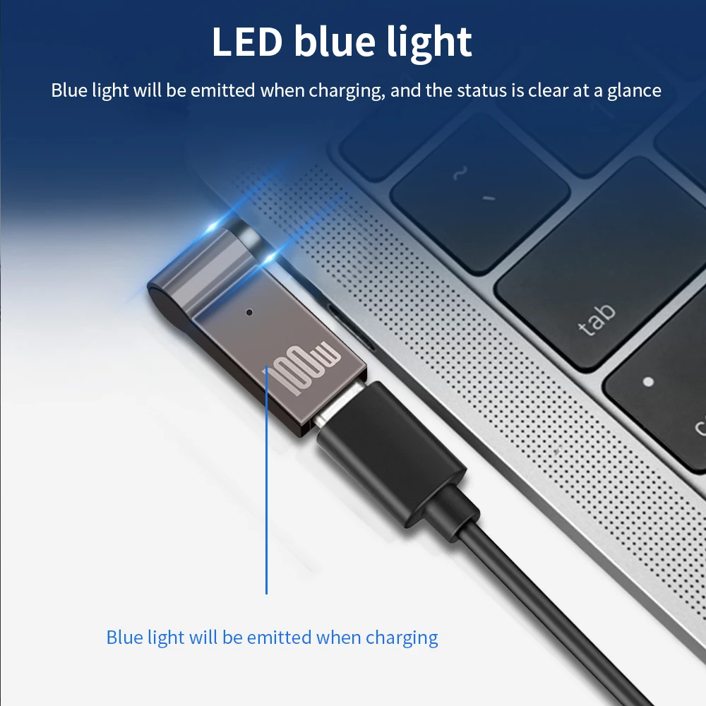 Adattatore di alimentazione per caricabatterie per laptop PD 100W 5A 20V connettore femmina da tipo C a DC maschio jack convertitore per Lenovo/HP/DELL