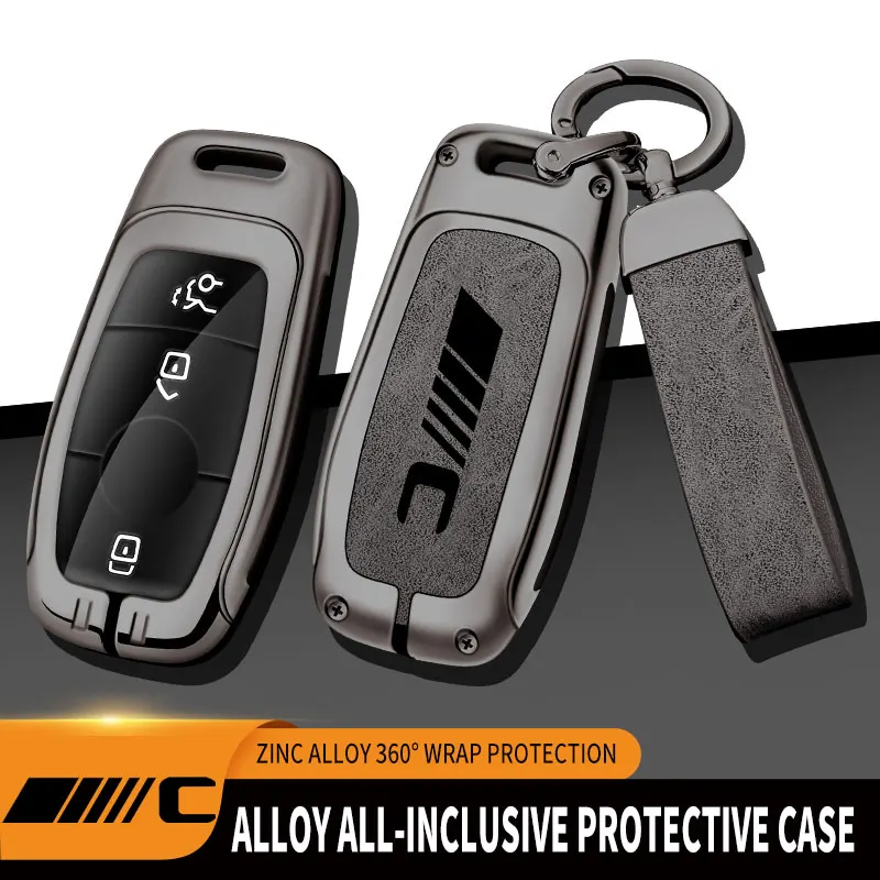 Zinc alloy car key cover for Mercedes C-Class remote protector Mercedes C300 C260 C200 C180 key cover car accessories